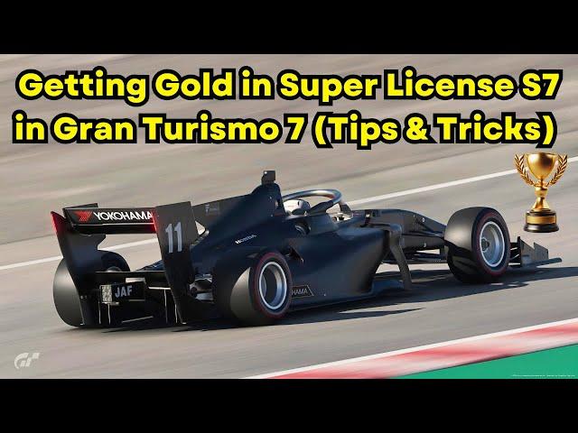 Getting Gold in Super License S-7 in Gran Turismo 7 (Super Formula Time Attack)