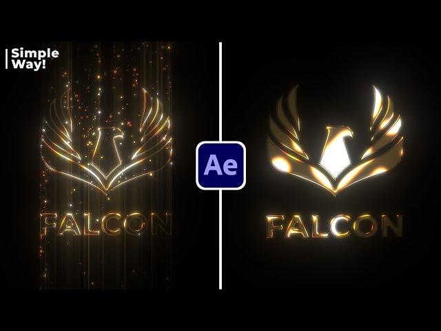 Luxury Logo Animation in After Effects - After Effects Tutorial - Simple Logo Animation | Easy way