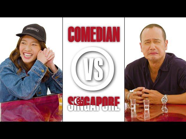 COMEDIAN VS SINGAPORE - ANNETTE LEE VS GURMIT SINGH