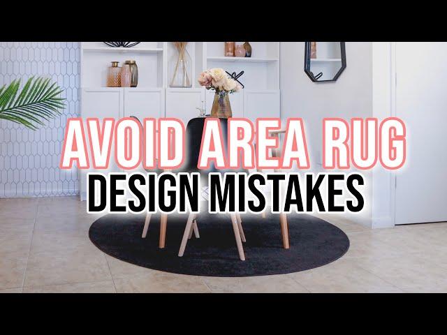 6 Interior Design Mistakes You're Making with Rugs  | Waynaworld