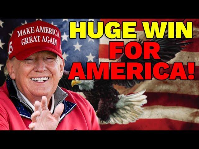 Trump SCORES Huge Win For America!