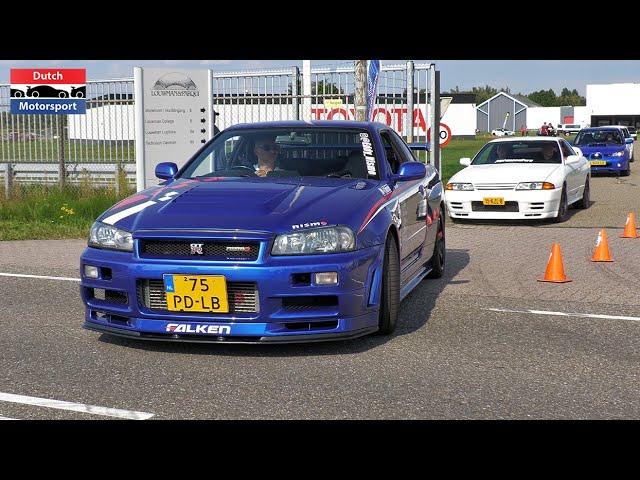 JDM Cars Leaving GO Japan 2021 - R34 Nismo R1, RX7, Mugen RR, Century Bosozoku, Chaser, Silvia 2JZ,.