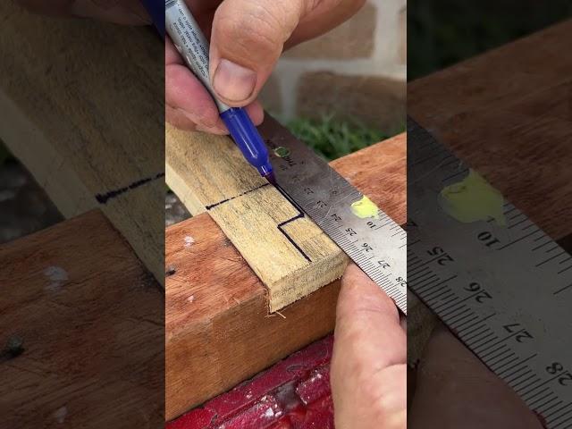 Como travar madeira cruzada #tecnica #madeira #DIY #conserto #tips