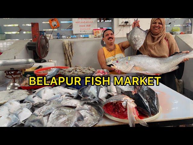 Navi Mumbai Biggest Fish Market| Diwale Gaon Belapur Fish Market | Mumbai Fish Market