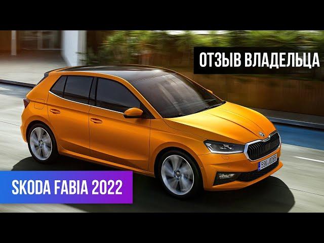 НОВАЯ Skoda Fabia Style 2022 Отзыв владельца. Плюсы минусы Шкода Фабия