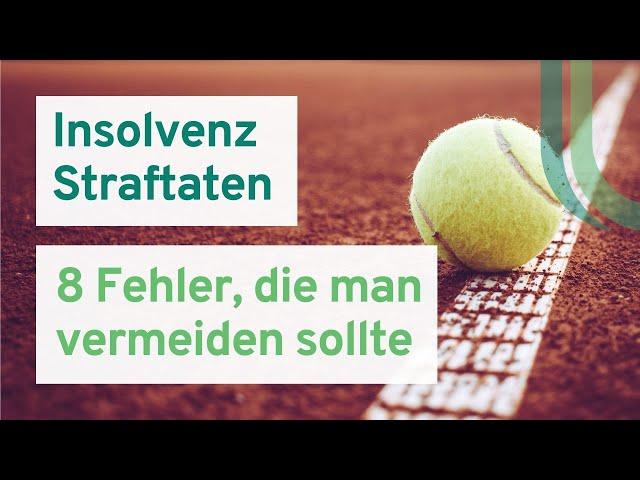 8 Insolvenzstraftaten, die auch Boris Becker hätte kennen sollen. Wegen Schulden ins Gefängnis #2