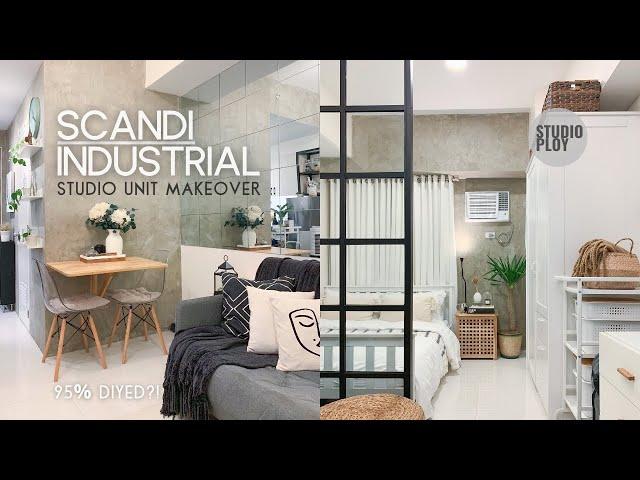 Studio Unit Makeover (24 SqM / 258 SqFt) | Scandinavian-Industrial Inspired | Part 1