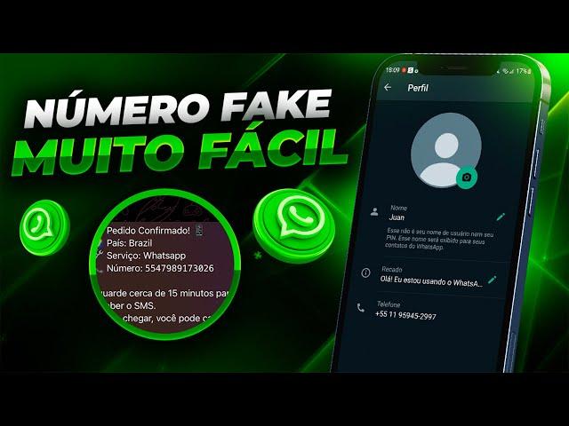 HACK GERANDO NÚMERO VIRTUAL PARA WHATSAPP SEM CHIP (Como criar número fake para WhatsApp) JT SMS