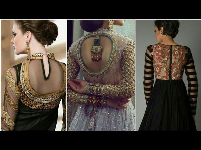 2021 Stylish Back Neck Designs , Salwar Suit Back Neck Designs #kaushalyapandey