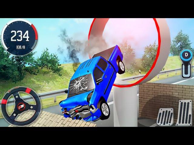 Car Crash Beam Racing Simulator - Real Extreme Derby Car Driving 3D - Android GamePlay