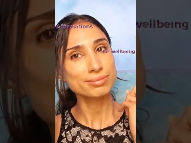 Powerful positive affirmations for Abundance, health & wellbeing #motivation #shorts #mindshift