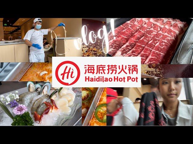 VLOG | HAIDILAO HOT POT | NEW @ UTC LA JOLLA