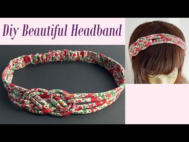 Unique Plait Fabric Infinity Knotted Hairband | DIY Wide Elastic Chunky Braided Turban Headband