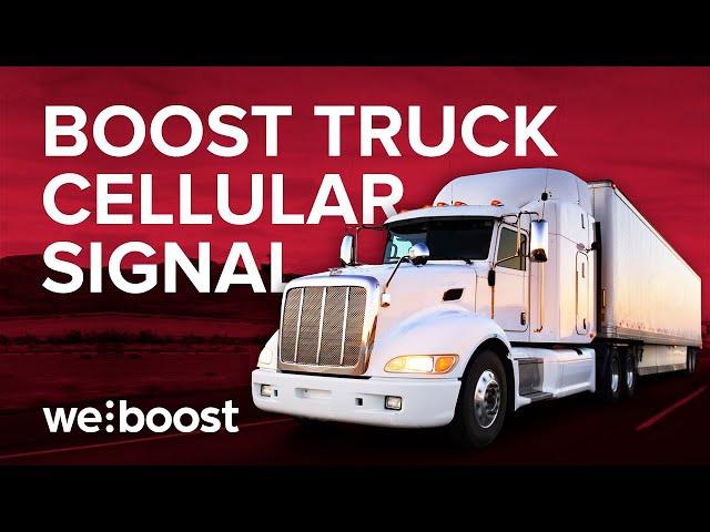 Drive 4G-X OTR Cell Phone Signal Booster | weBoost