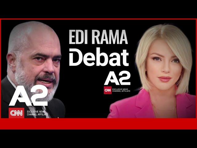 Kryeministri Edi Rama në Debat nga Alba Alishani në A2 CNN - 06/12/2023