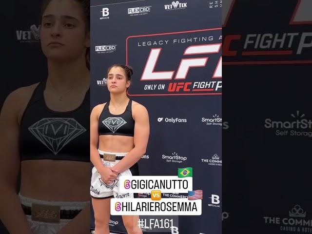 Giovanna Canuto vs. Hilarie Rose - Face-Off - (LFA 161) - /r/WMMA