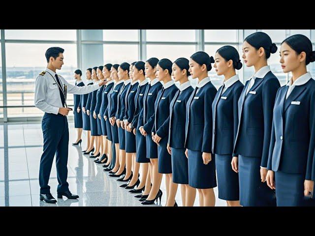 【Movie】億萬總裁假扮刁蠻乘客試驗眾人，100個空姐中，只有窮女孩入了他的眼！