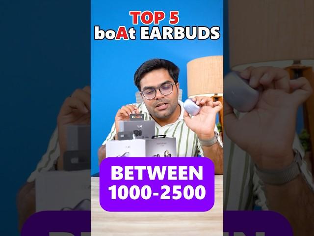 Top 5 boAt Earbuds in 2025  5 Best boAt Earbuds 