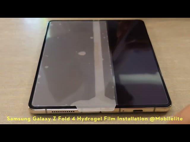 Samsung Galaxy Z Fold 4 Diamond  Hydrogel Film Installation @mobilelitesg