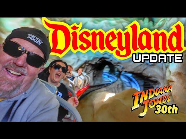 DISNEYLAND WEEKLY UPDATE! Indiana Jones Anniversary, TRAIN Testing, NEW Merch + FOOD & WINE FAIL?