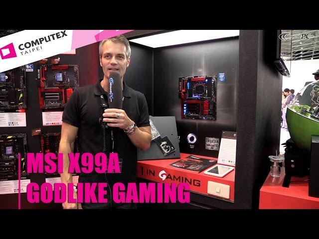 Computex 2015: MSI X99A Godlike Gaming Motherboard with RGB Lighting | Allround-PC.com