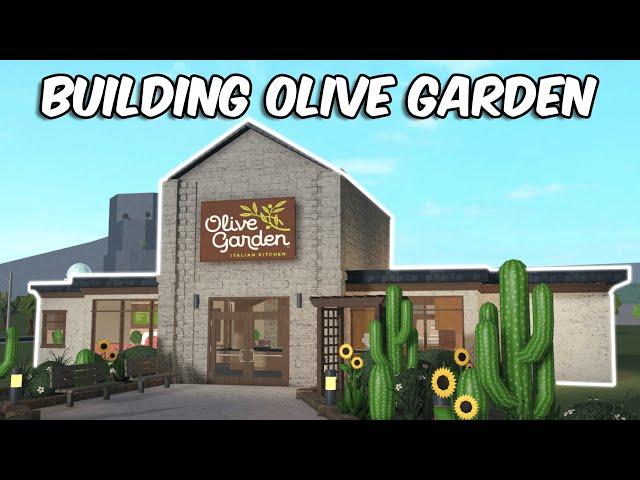 BUILDING AN OLIVE GARDEN IN BLOXBURG