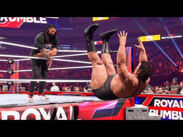 Who Will Eliminate Andre The Giant In Royal Rumble Match | WWE 2K24