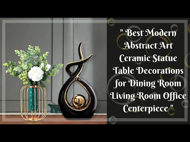 Home Decor Modern Abstract Art Ceramic Statue Table Decorations for Dining Room Office Centerpiece