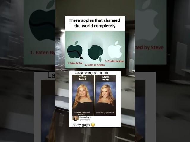 Three apples that changed the world completely