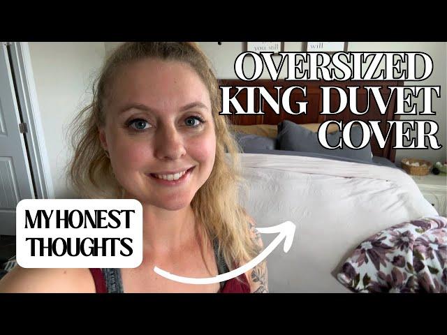 Review on Amazon Oversized King Duvet Cover