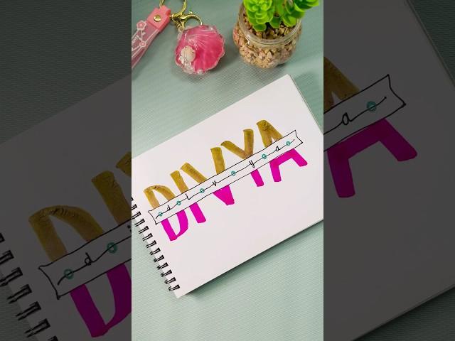 Name Lettering Ideas️#calligraphy #lettering #shorts #handlettering