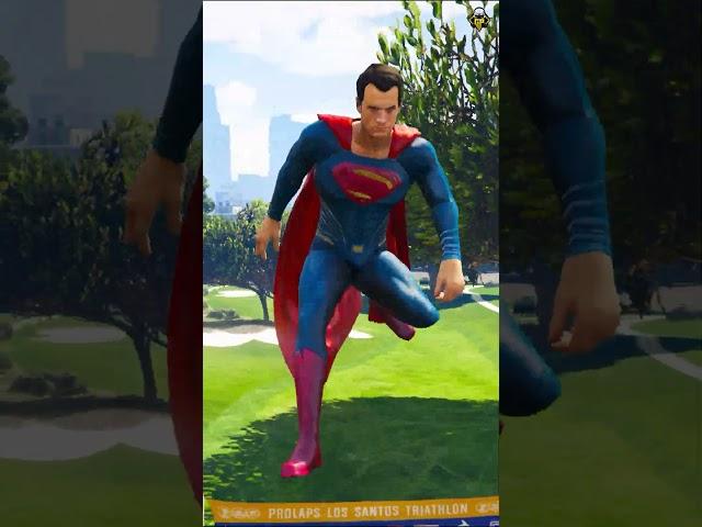 GTA V : GOKU,BLACK ADAM,SUPER MAN,SHE GIRL AND SAITAMA || WHO IS THE HIGHEST JUMPING ??? #shots