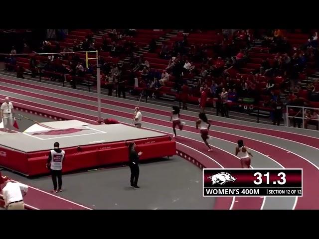 TYSON INVITATIONAL : ARKANSAS WOMEN SHINES IN 400M