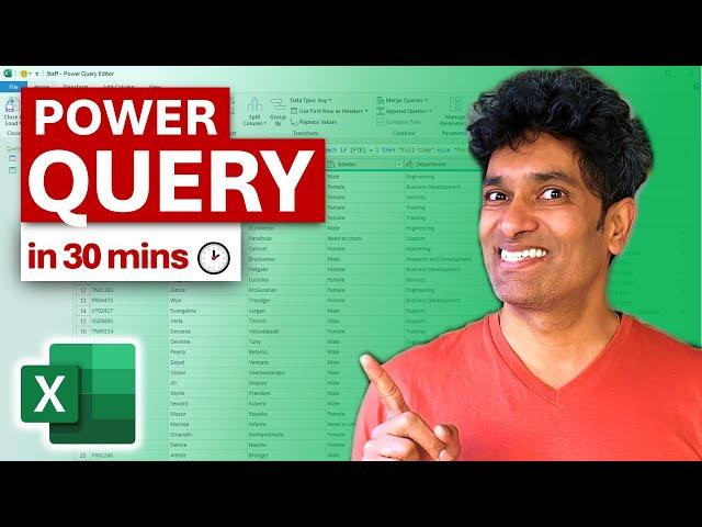 Power Query - Beginner to PRO Masterclass in 30 minutes