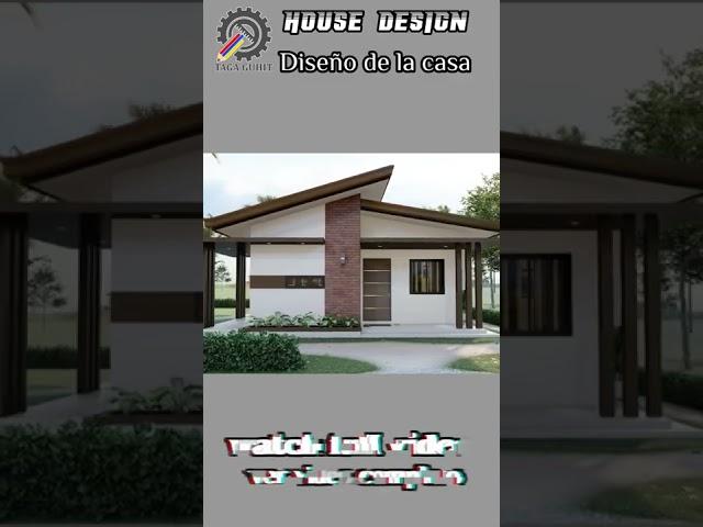 Bungalow house design, 3 bedrooms