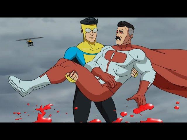 Invincible SAVED Omni man | Invincible Episode 7