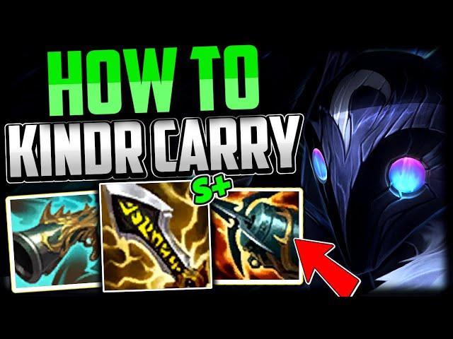 How to Kindred & Carry for Beginners (Best Build/Runes) - Season 14 League of Legends