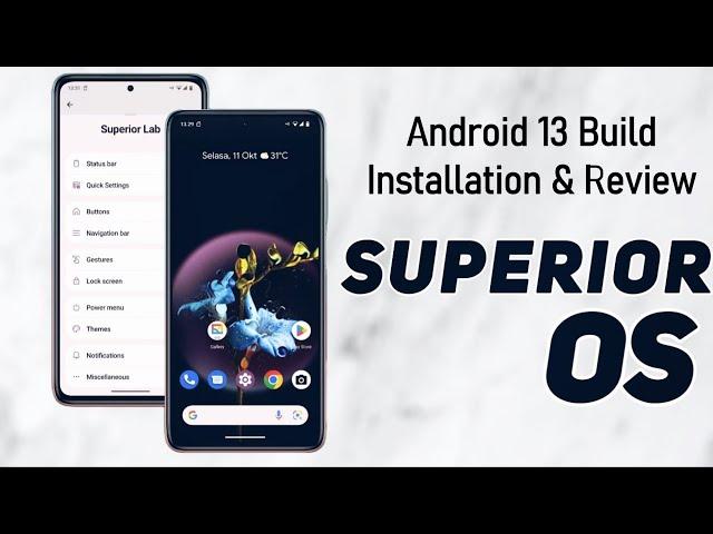 Xiaomi Mi 11X Android 13 | How to install Official SUPERIOR OS THIRTEEN | Poco F3 | Full Review |