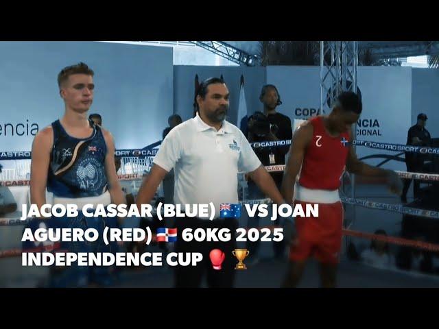 Jacob Cassar (BLUE) AUS  VS Joan Aguero (RED) DR  60kg 2025 Independence Cup