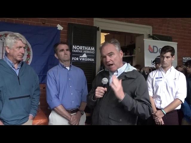 Tim Kaine and Virginia Democrats Visit UVA