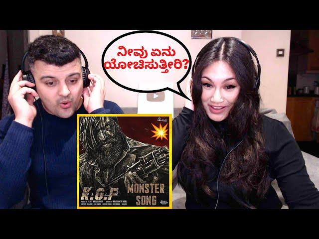 ಅತ್ಯುತ್ತಮ The Monster Song - KGF Chapter 2 REACTION | Yash | Sanjay Dutt #kgf2