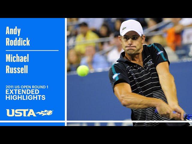 Andy Roddick vs. Michael Russell Extended Highlights | 2011 US Open Round 1