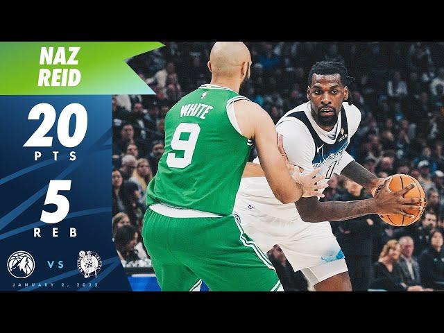 Naz Reid Scores 20 Points Vs. Celtics | 01.02.25