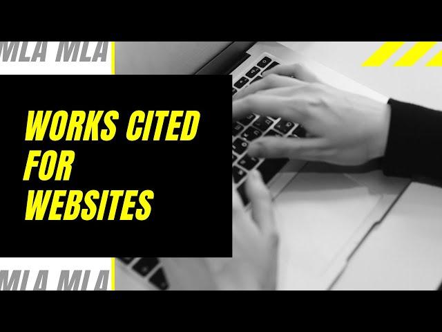 Writing Works Cited Entries for Websites (Activity)