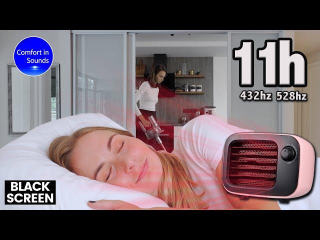 Vacuum Cleaner Sound and Smooth Heater Noise to Sleep Deeply, White Noise, Reduce Anxiety, 432hz