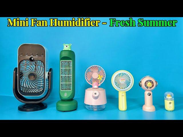 Mini Fan Humidifier - Air Conditioner WaterSpray Fashion Fan | Unboxing And Review