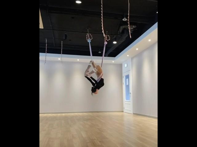 #플라잉요가 활자세(다누라아사나)시퀀스 #aerialyoga #flyingyoga #에어리얼요가