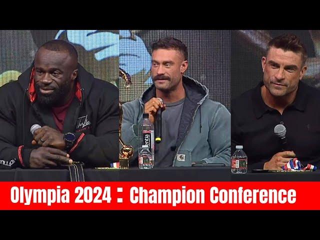 Champion Press Conference Mr Olympia 2024 | Samson Dauda + CBUM + Ryan Terry + Keone Pearson...