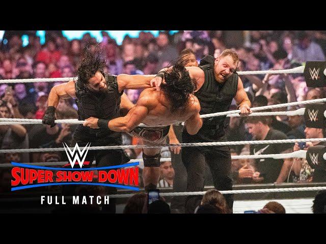 FULL MATCH: The Shield vs. Braun Strowman, Dolph Ziggler & Drew McIntyre: Super Show-Down 2018