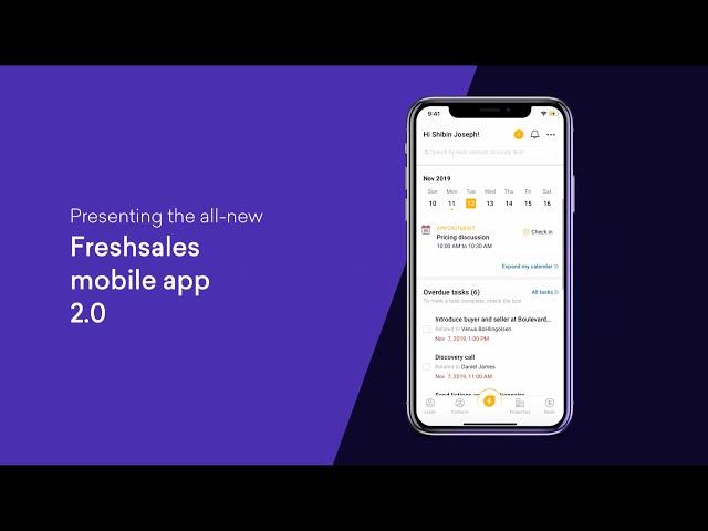 The Freshsales Mobile App